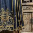 Heirloom Xiangyunsha Mamianqun – Cracked Satin Silk Horse-Face Skirt with Pavilion Embroidery - Luxe Orienta CO., LIMITED