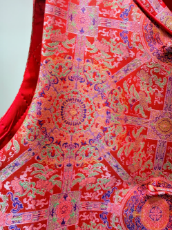 Red Song Brocade Vest with Knot Buttons | Modern Chinese Heritage - Luxe Orienta CO., LIMITED