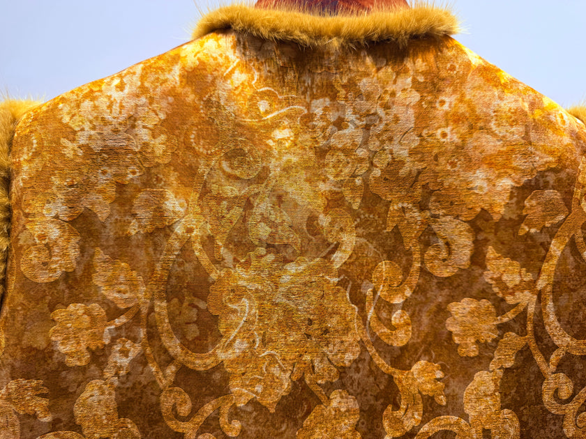 Yellow Rayon Wool Vest + Yellow Polyester Inner Top Set | Warm Elegance in Layers