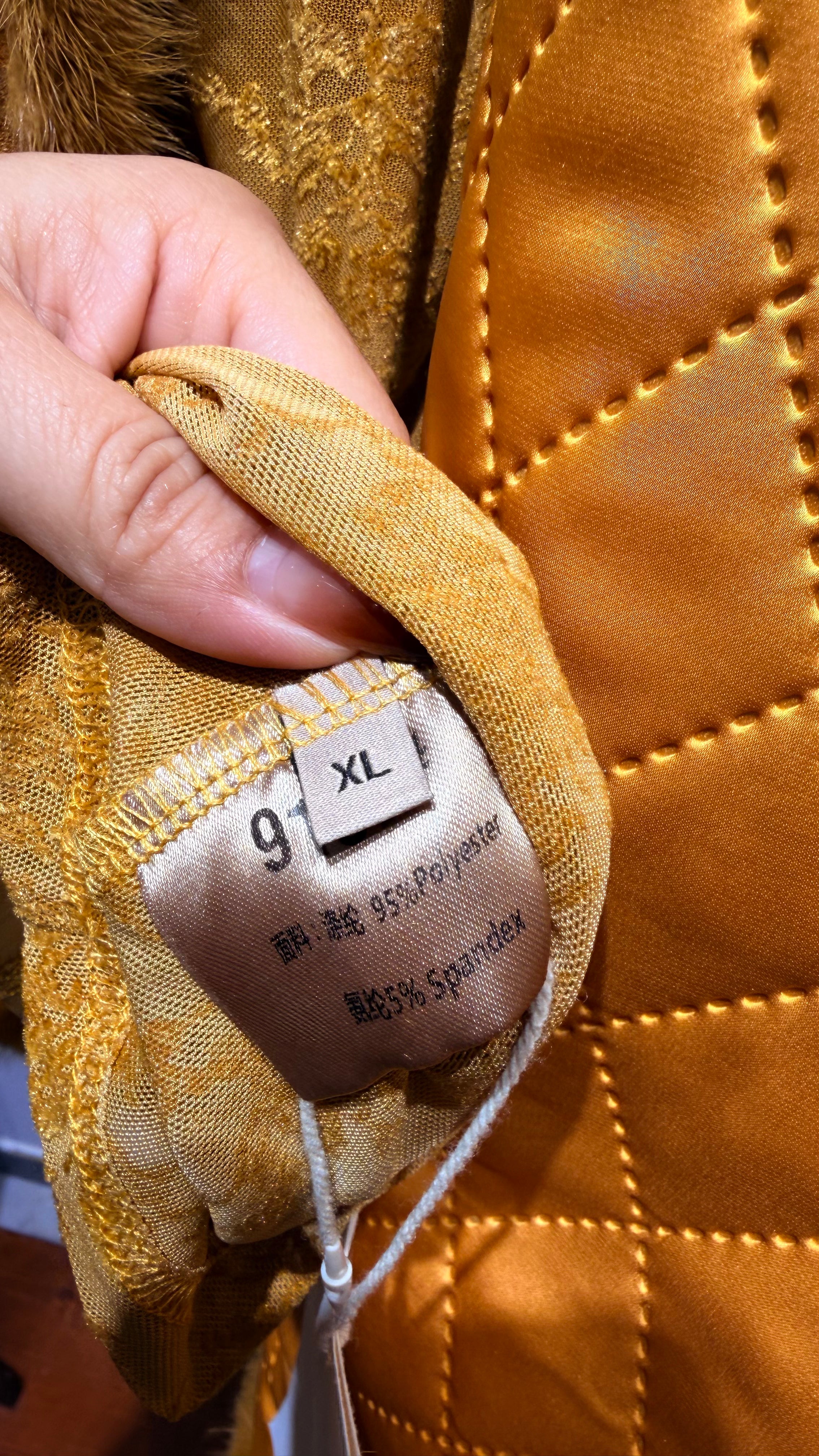 Yellow Rayon Wool Vest + Yellow Polyester Inner Top Set | Warm Elegance in Layers