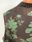 Phoenix And Peony Embroidered Xiangyunsha Silk Top | Modern Chinese Style - Luxe Orienta CO., LIMITED