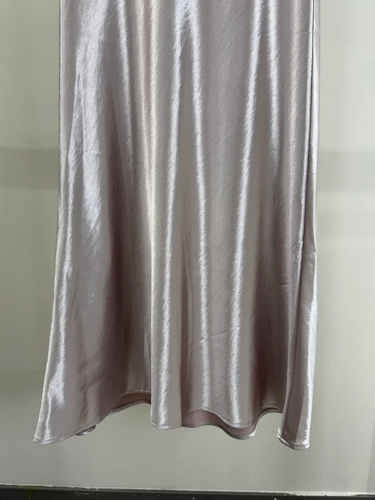 Lavender Acetate Satin Mermaid Midi Skirt | Elegant High Waist Skirt - Luxe Orienta CO., LIMITED