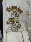 pine tree beaded embroidery detail chinese tang jacket