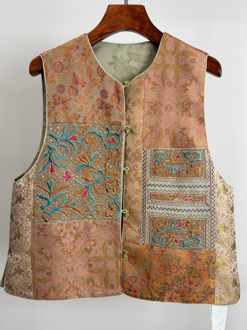 Song Brocade Chinese Vest 