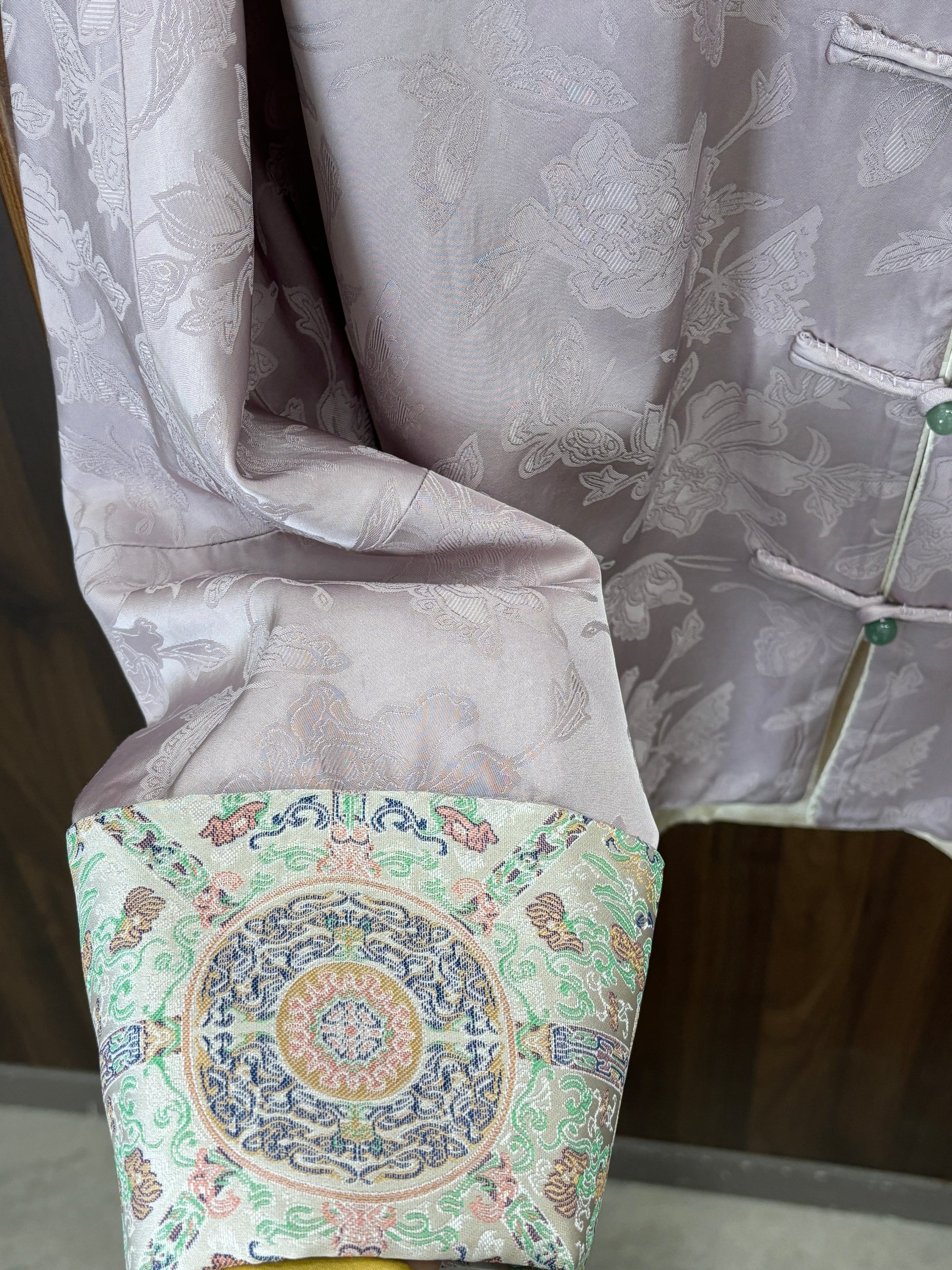 紫色人絲提花外套 Purple Rayon Jacquard Jacket