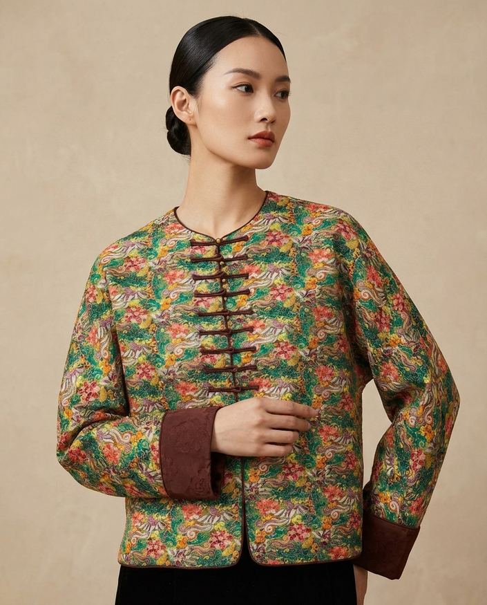 chinese tang style jacket for women luxury