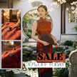 Artistic Red & Purple Ombre Xiangyunsha Silk  Qipao-Luxe Orienta