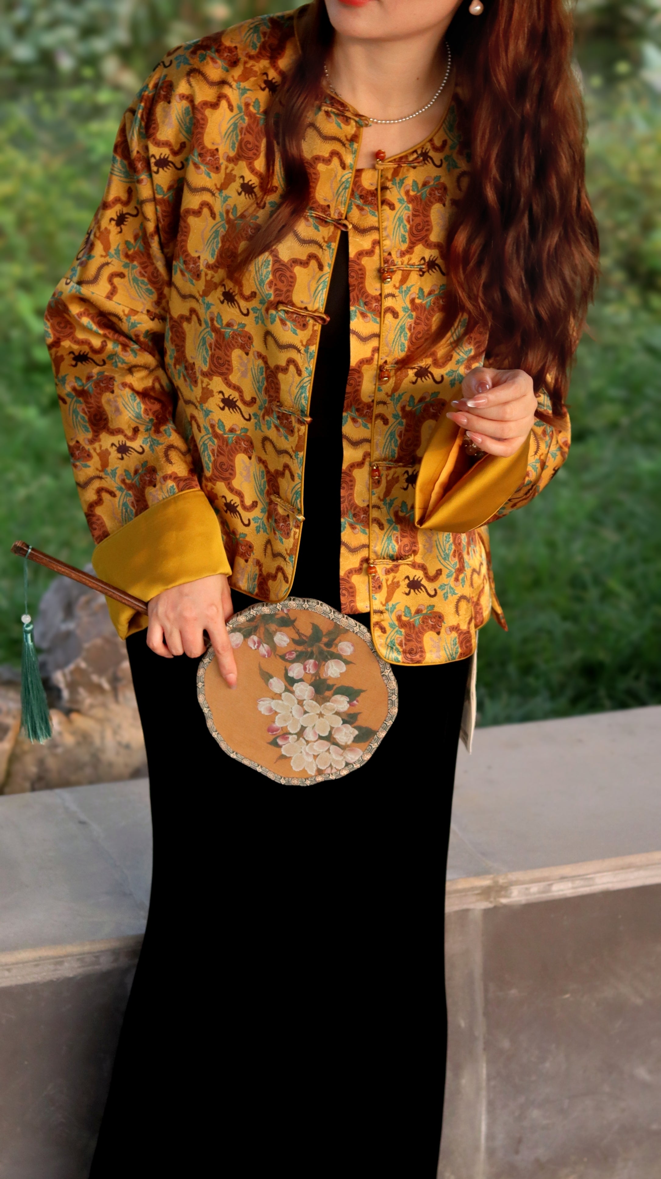 Intangible Heritage Yellow Tiger & Five Poisons Jacket – Bold Chinese Tradition by LUXE ORIENTA - Luxe Orienta CO., LIMITED